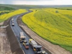 Lucrări pe șantierul drumului național M3, Varianta de ocolire Slobozia Mare