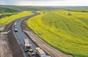 Lucrări pe șantierul drumului național M3, Varianta de ocolire Slobozia Mare