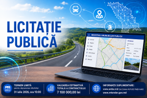 AND Moldova anunță licitația pentru dezvoltarea sistemului informațional „Registrul drumurilor publice”