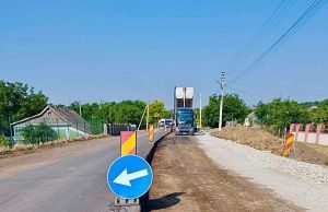 Lucrările de reparație capitală pe drumul național R26, între Zaim și Căușeni, au ajuns la un stadiu de execuție de 76%