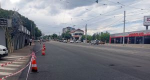 Citadin continuă să execute reparații asfaltice și marcaje rutiere pe străzile din municipiul Iași