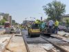 A început asfaltarea la liniile de tramvai de pe Bd. Prelungirea Ghencea din București!