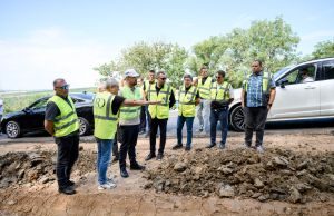 Inspecție la șantierul de reabilitare a drumului R34 Hîncești – Leova – Cahul