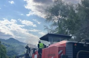 Lucrări pe DN 66A, în județul Hunedoara