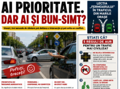 „Fermoarul”: în trafic nu suntem adversari, suntem participanți la aceeași călătorie.