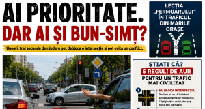 „Fermoarul”: în trafic nu suntem adversari, suntem participanți la aceeași călătorie.