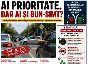 „Fermoarul”: în trafic nu suntem adversari, suntem participanți la aceeași călătorie.