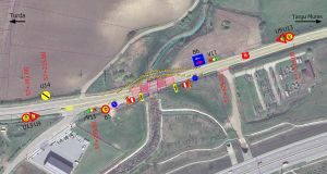 ATENȚIE! – Restricții de circulație pe DN15, în zona localității Sânpaul (jud. Mureș), începând cu data de 3 august 2026.