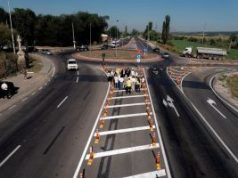 AND Moldova: a fost inaugurat sensul giratoriu din orașul Anenii Noi
