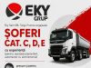 EKY SAM Tg. Frumos angajează șoferi cat. C, D, E cu experiență (pentru: autobasculante 8×4, autotractor cu semiremorcă)!