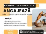 Drumuri și Poduri Călărași angajează!