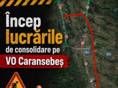Restricții pe Varianta de Ocolire Caransebeș: vor fi executate lucrări de consolidare!