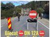 Podul de pe DN12A, la Ciobănuș, a cedat după trecerea unui utilaj greu, deși avea restricție de 7,5 tone. Traficul dintre Moldova și Transilvania, blocat