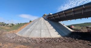 Se apropie de finalizare lucrările de reparație capitală a podului peste râul Răuțel, situat în raionul Fălești