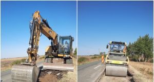 DRDP Timișoara: se lucrează la întreținerea noului drum național 59G Dudeștii Vechi – Beba Veche, din Timiș.