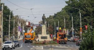 Bulevardul Copou intră într-o nouă etapă de modernizare. Lucrări ample la linia de tramvai BCU – Triumf din municipiul Iași.