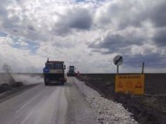 Societatea Drumuri Județene Constanța continuă modernizarea DJ 222, între Peștera și Pietreni.