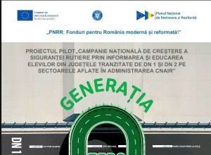 CNAIR: campania „GENERAȚIA ZERO ACCIDENTE” ajunge în octombrie și noiembrie în 16 județe!