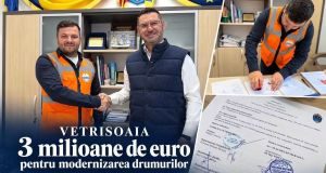 Județul Vaslui: comuna Vetrișoaia investește 3 milioane de euro în modernizarea drumurilor locale. Viacons Rutier Huși va executa lucrările