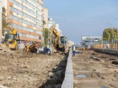 Prelungirea Ghencea: Lucrările la tronsonul 3 avansează. O conductă de gaze, descoperită în zona viitoarei linii de tramvai