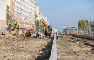 Prelungirea Ghencea: Lucrările la tronsonul 3 avansează. O conductă de gaze, descoperită în zona viitoarei linii de tramvai